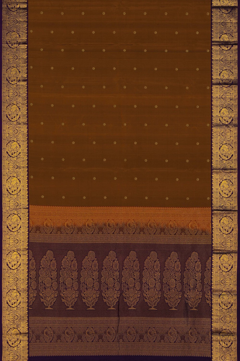 Image of South Silk Mustard Saree
